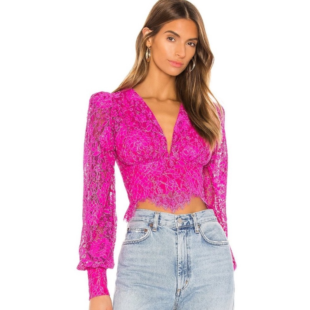 “NBD” Merlot Lace Crop Top